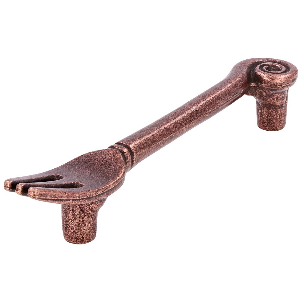 96 mm Centers Fork Pull in Antique Copper
