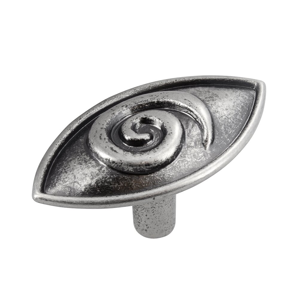 65 mm Long Knob in Antique Silver