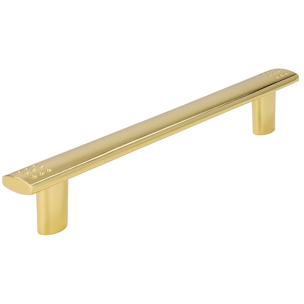 5" Centers Handle in Bright Brass