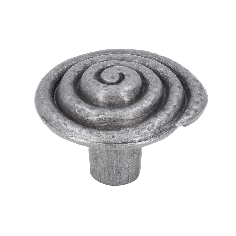 1 5/16" Spiral Knob in Antique Tin