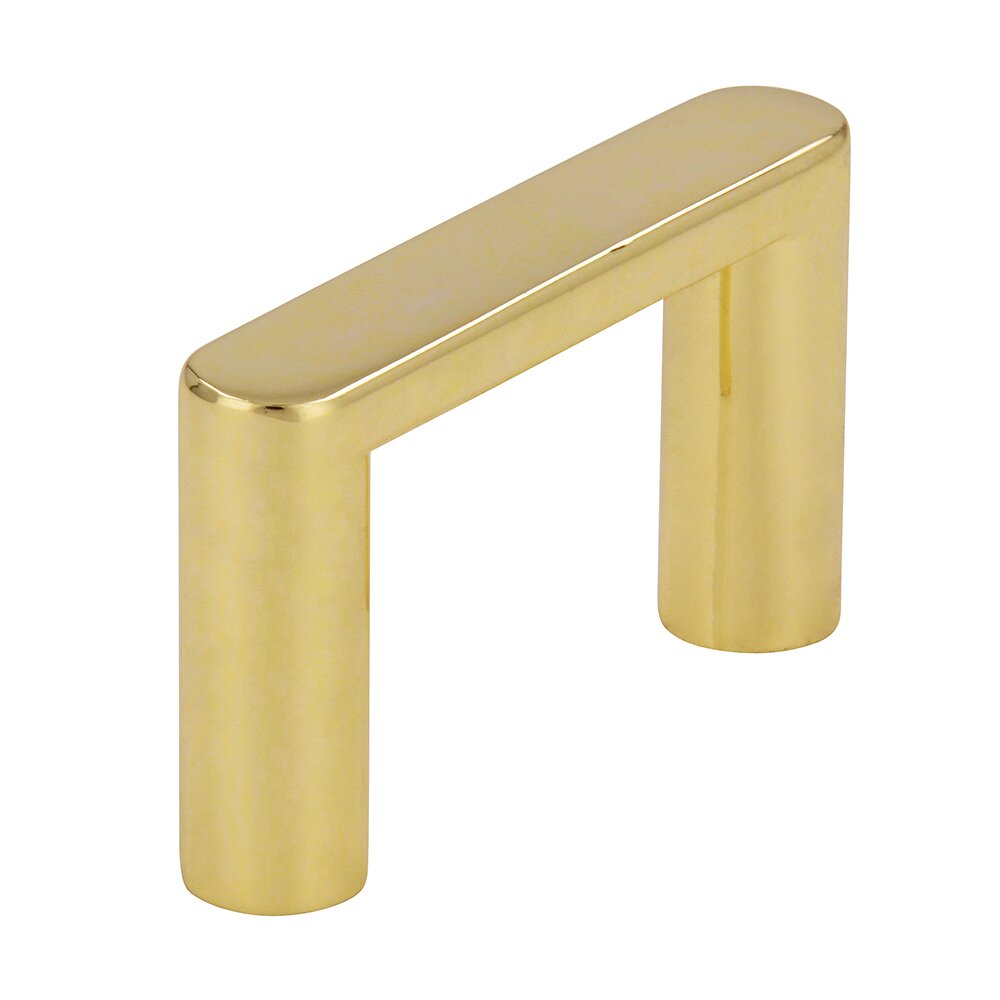 1 1/4" Centers Handle in Bright Brass