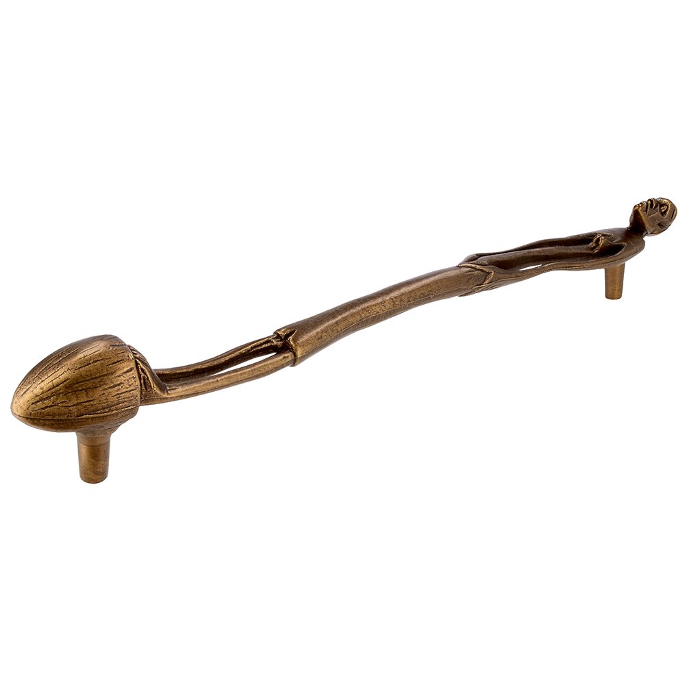 10 3/4" Centers Handle in Antique Brass