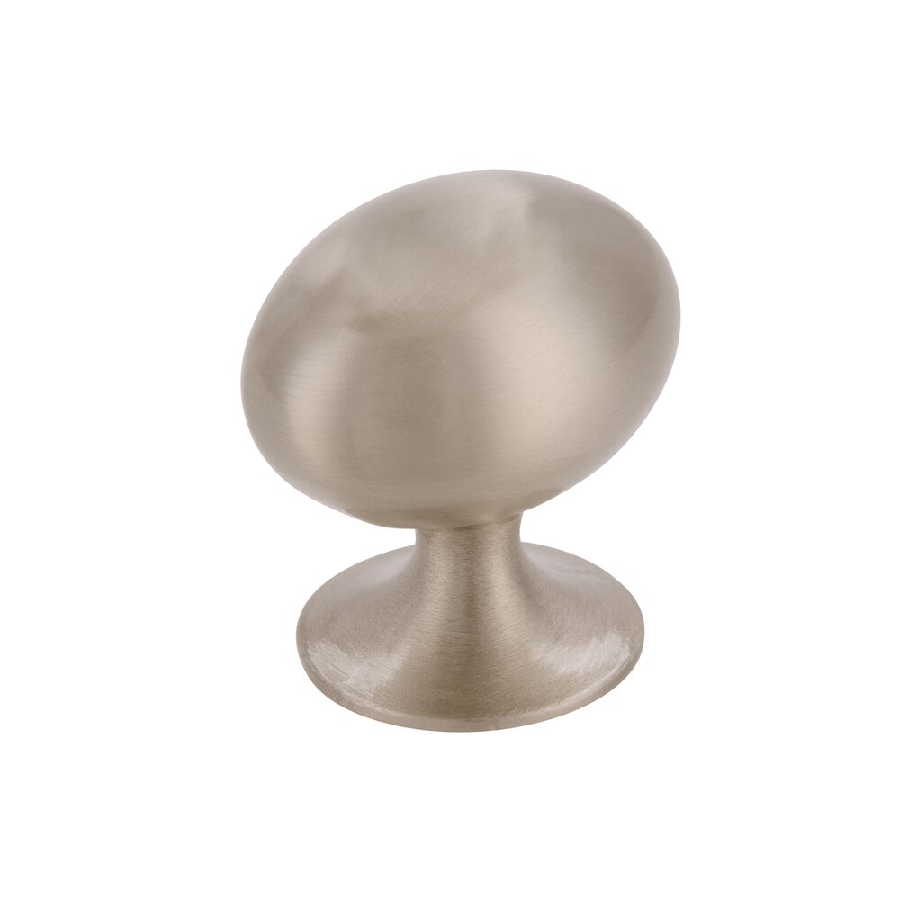 30 mm Long Knob in Stainless Steel Effect