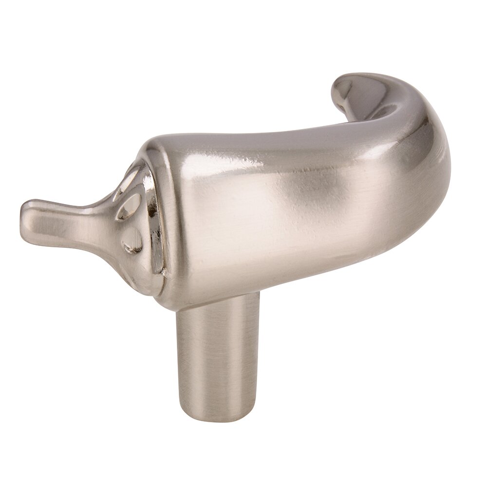45 mm Long Knob in Stainless Steel Effect