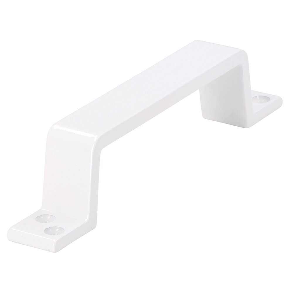 5 3/8" and 14 13/16" Dual Mount Centers Handle in Cream White