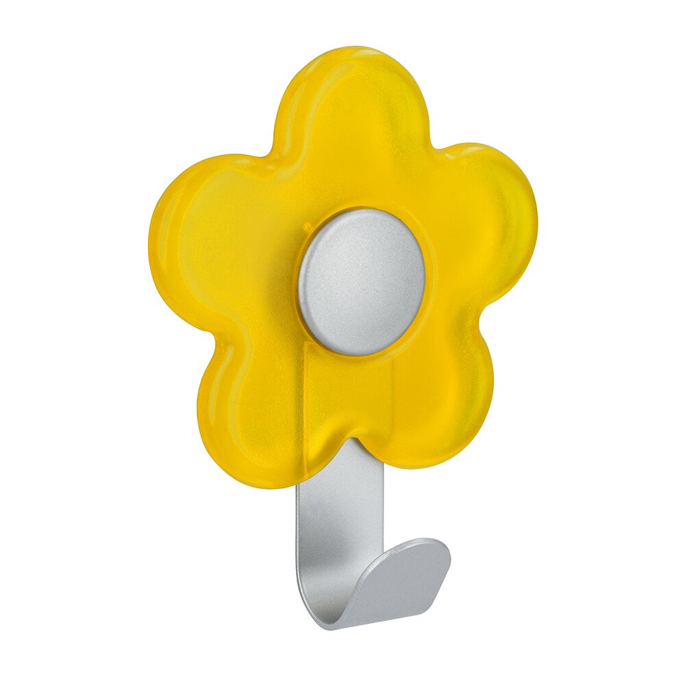 Flower Hook in Yellow/Aluminum