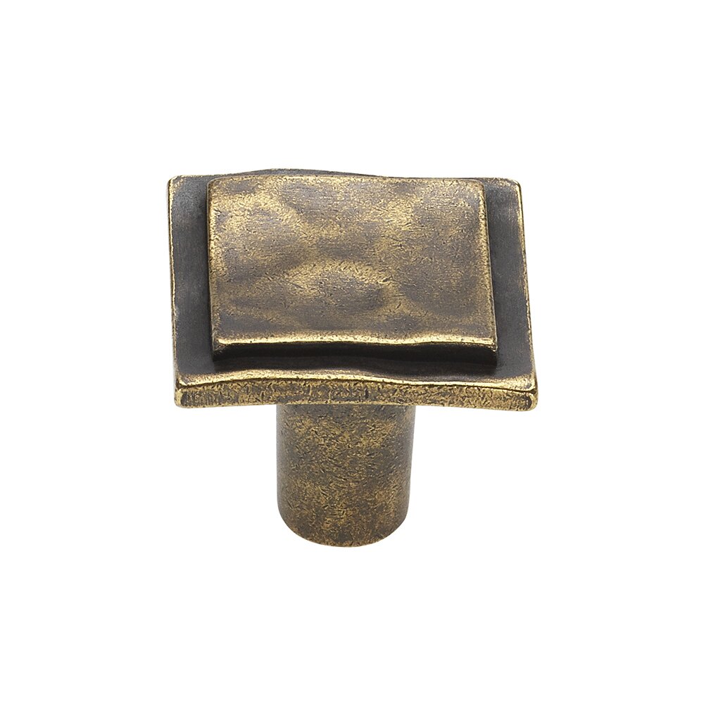 24 mm Long Knob in Antique Brass