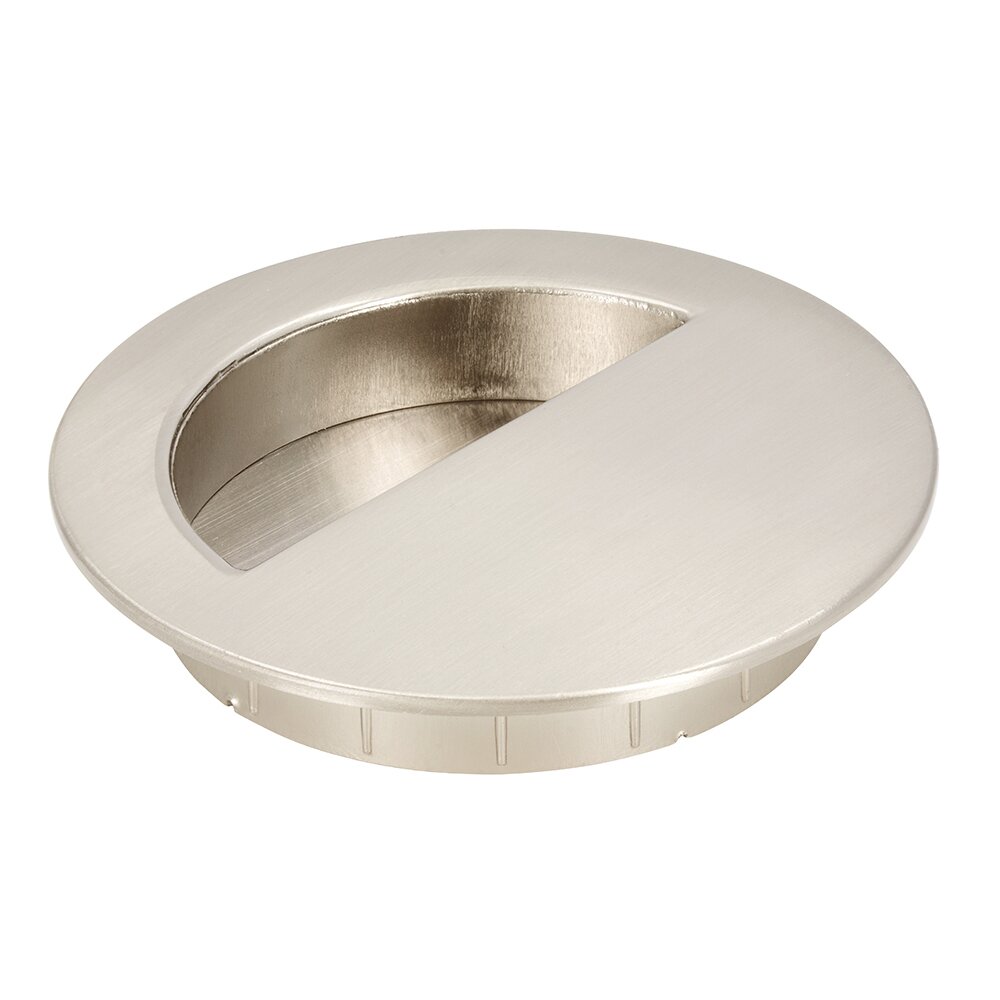 90 mm Long Recessed Pull in Stainless Steel Effect