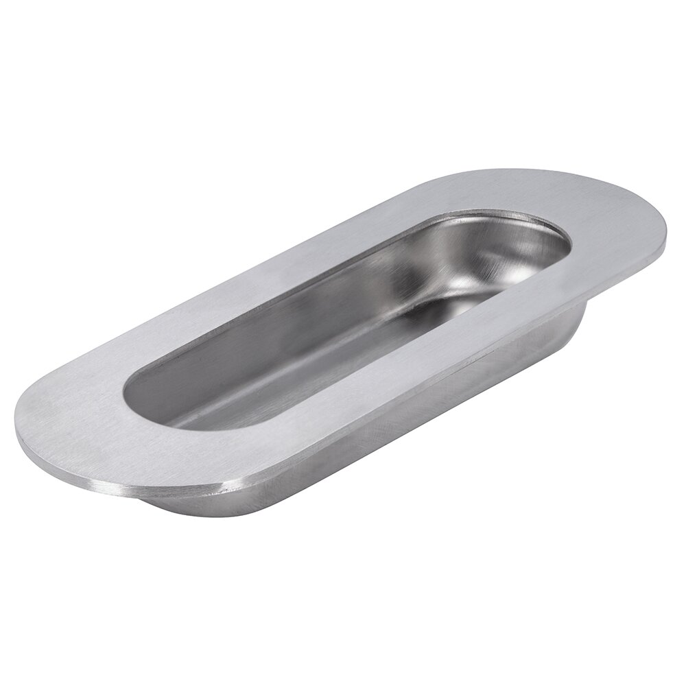120 mm Long Recessed Pull in Stainless Steel