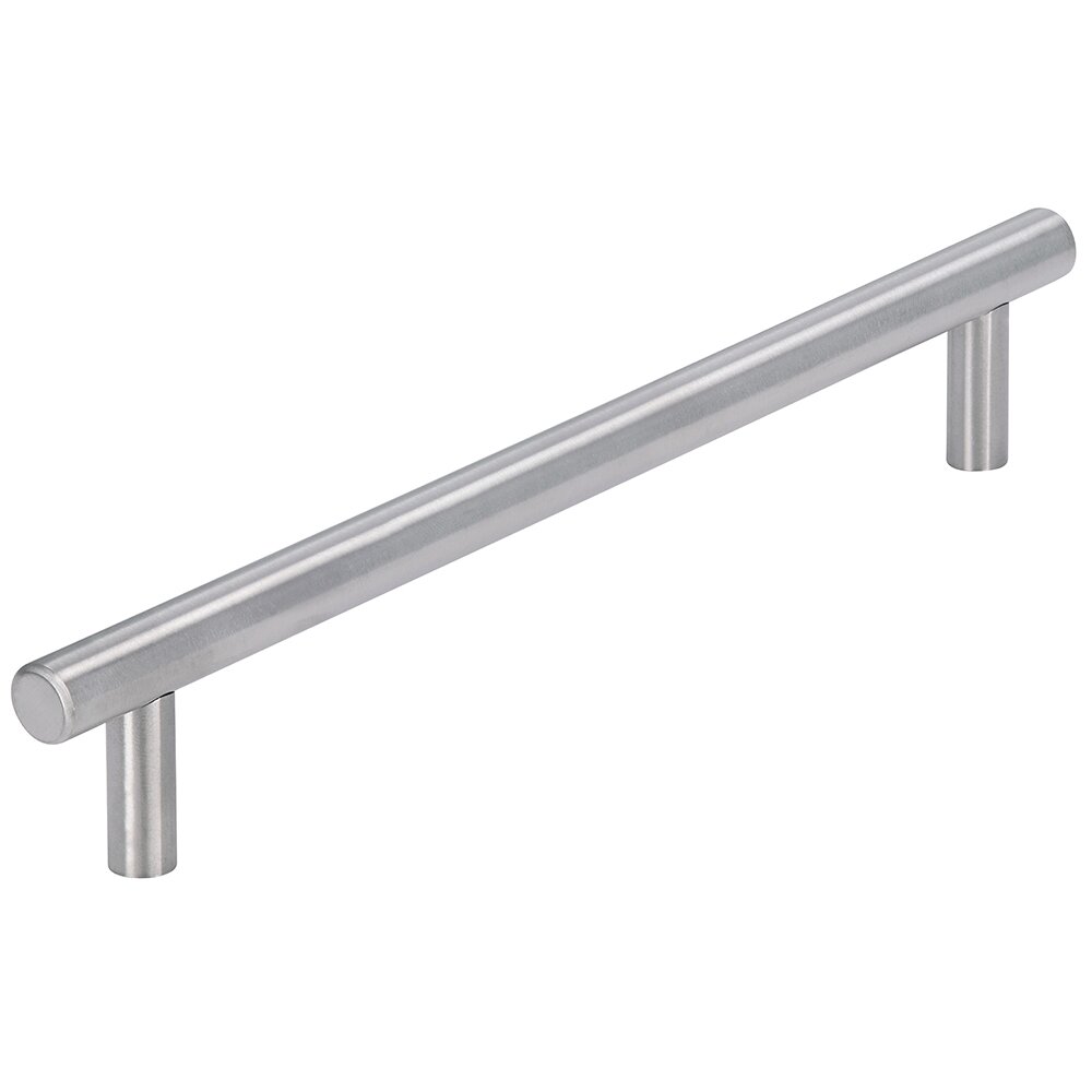 160 mm Centers Hollow Thin European Bar Pull in Stainless Steel