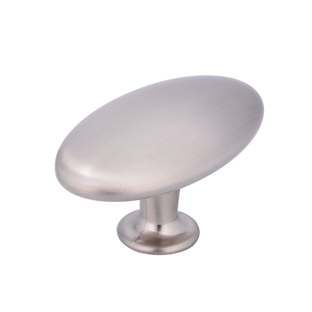 64 mm Long Knob in Matte Stainless Steel Effect