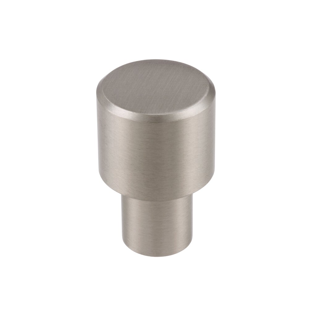5/8" Knob In Matte Stainless Steel Effect