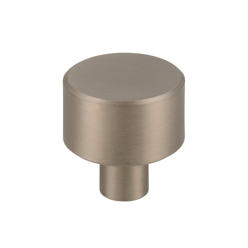15/16" Knob In Matte Stainless Steel Effect