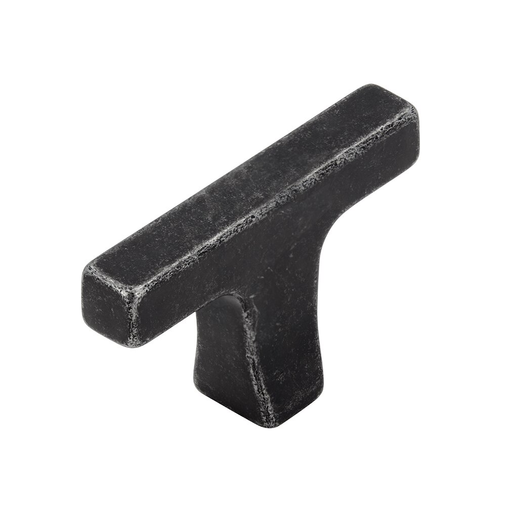 48 mm Long T Knob in Antique Iron