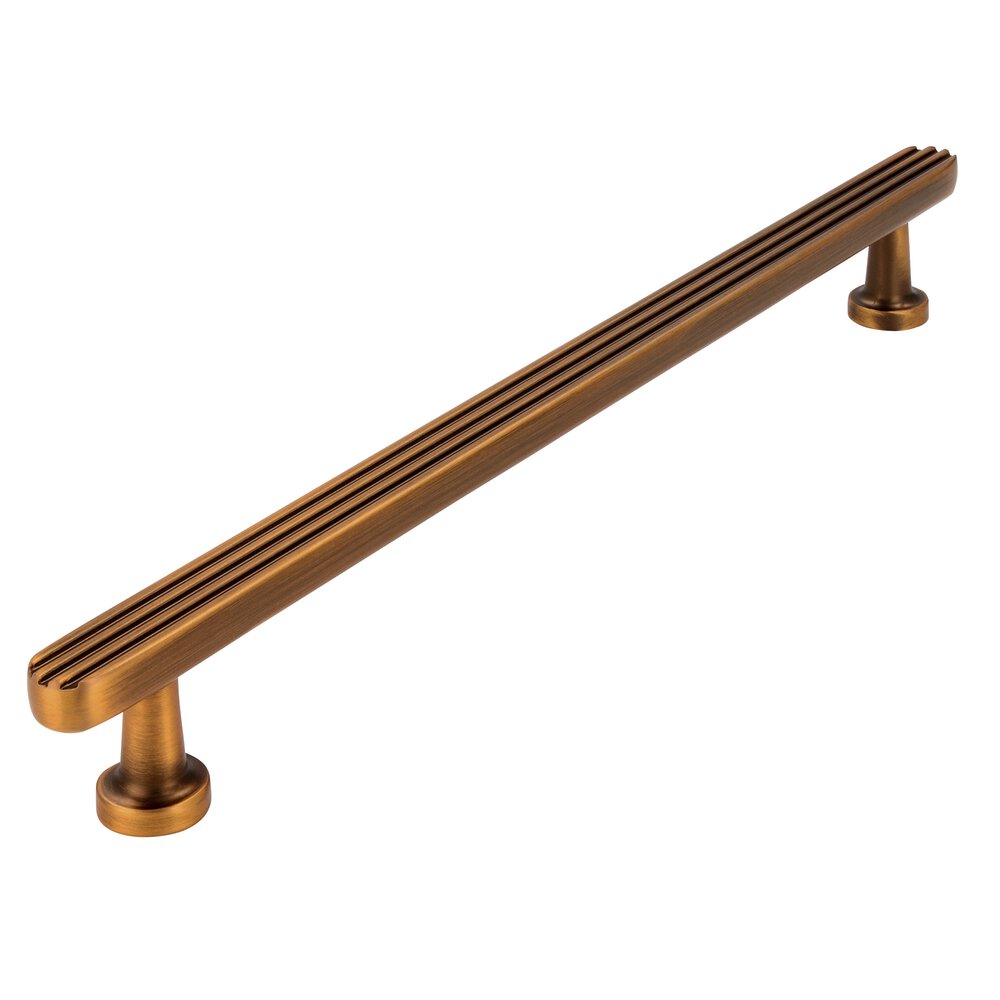 7 1/2" Centers Handle In Antique Brass