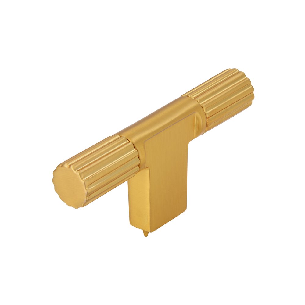 70 mm Long Knob In Brushed Gold