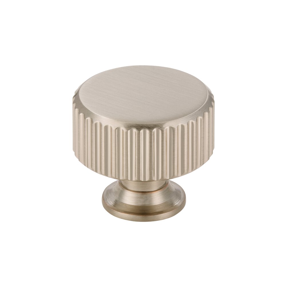 30 mm Long Knob In Stainless Steel Effect