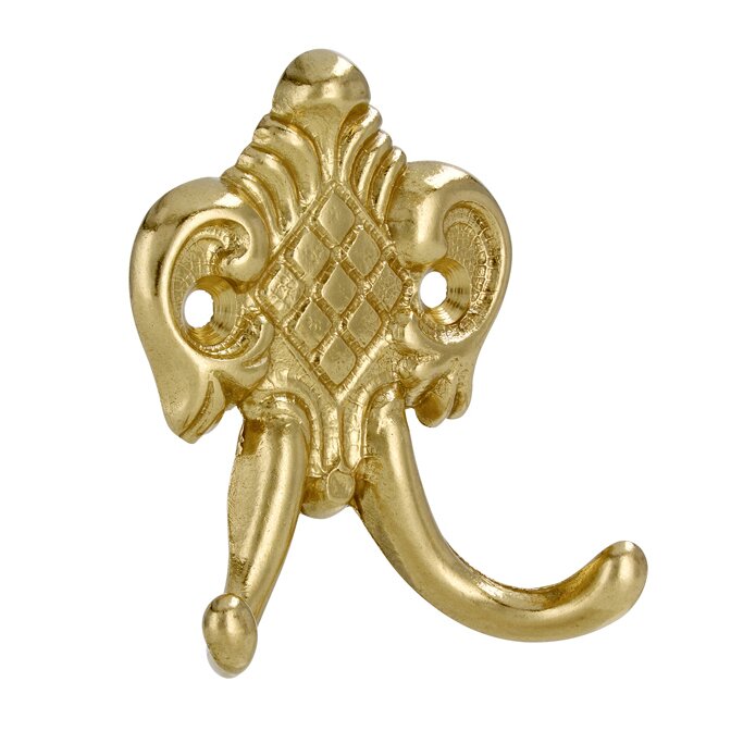 Hook in Polished Brass