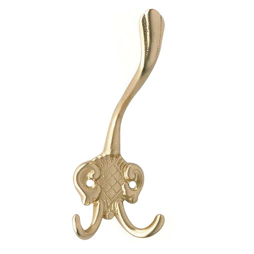 Hook in Polished Brass