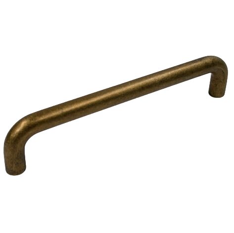 128 mm Centers Wire Pull in Antique Brass