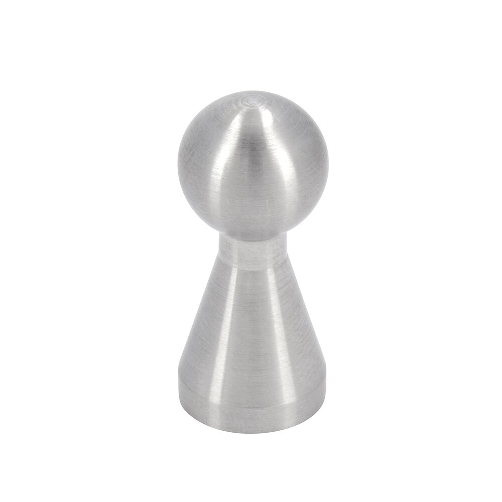 7/16" Knob in Stainless Steel