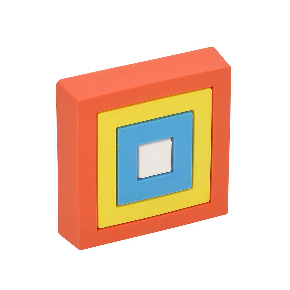 41 mm Long Colorful Square Knob in Coloured