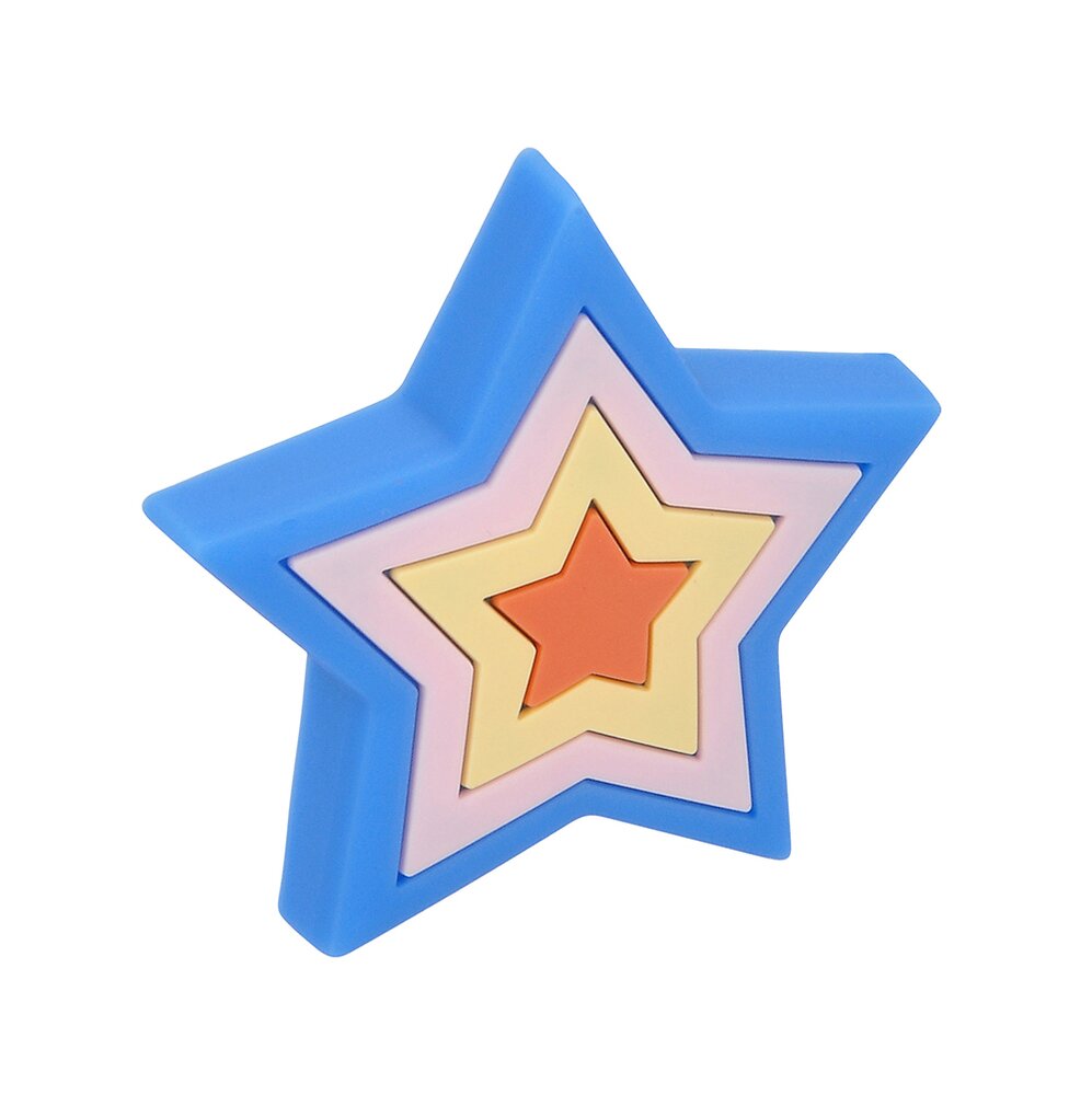 49 mm Long Star Knob in Star Coloured