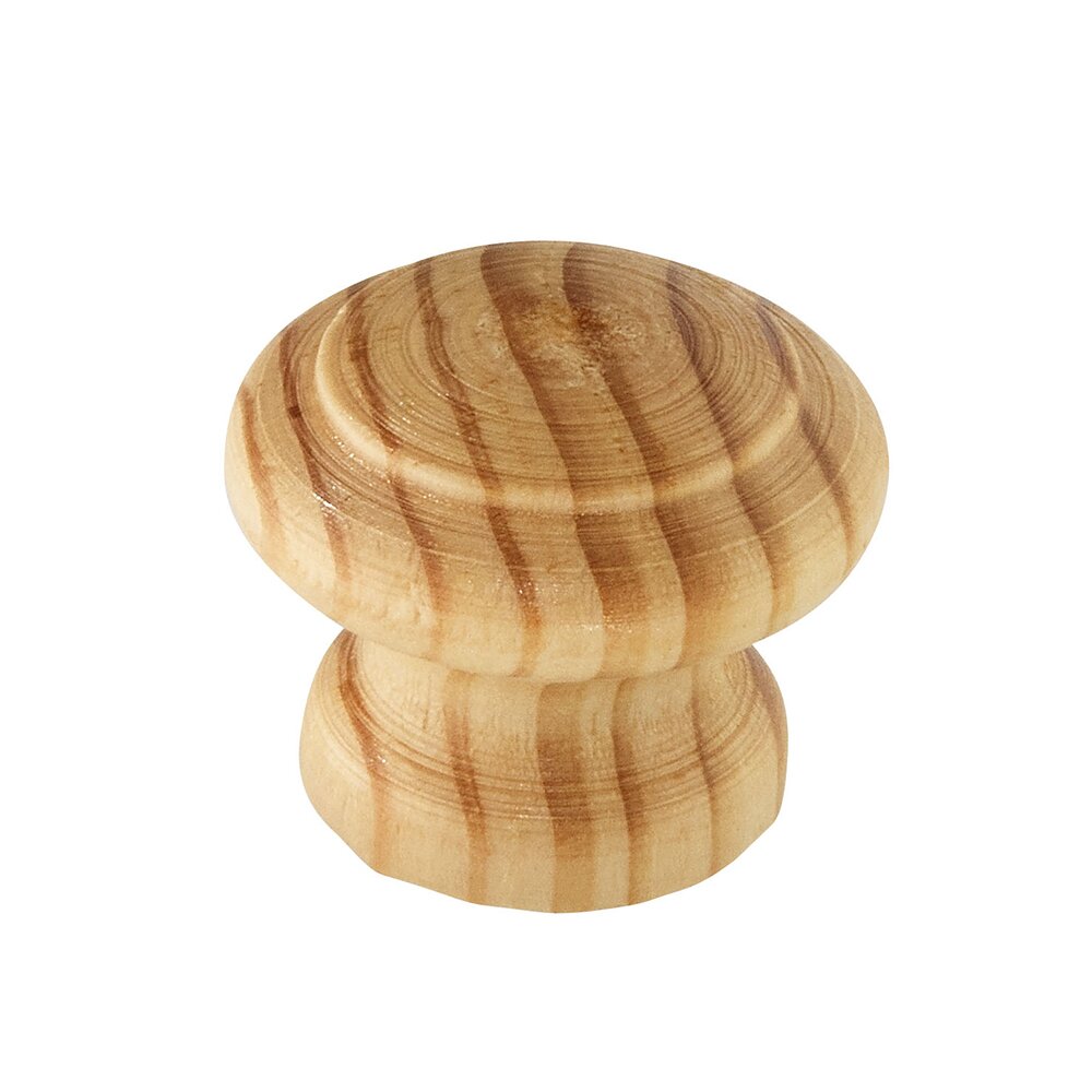 1 3/8" Knob in Pine Lacquered